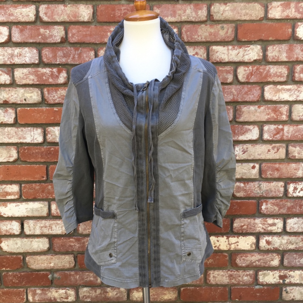 !SOLD! XCVI Gray Stretch Jacket